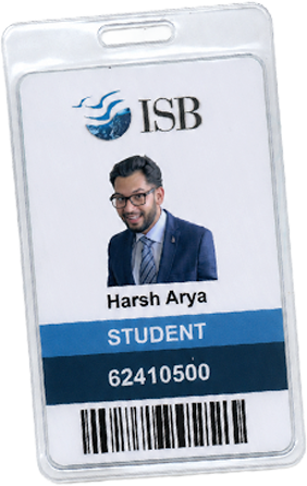 ISB student ID card