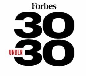 Forbes 30 Under 30 card